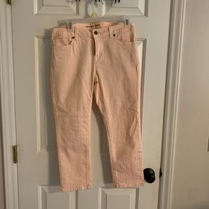 Light Pink Michael Kors Cropped Jeans
